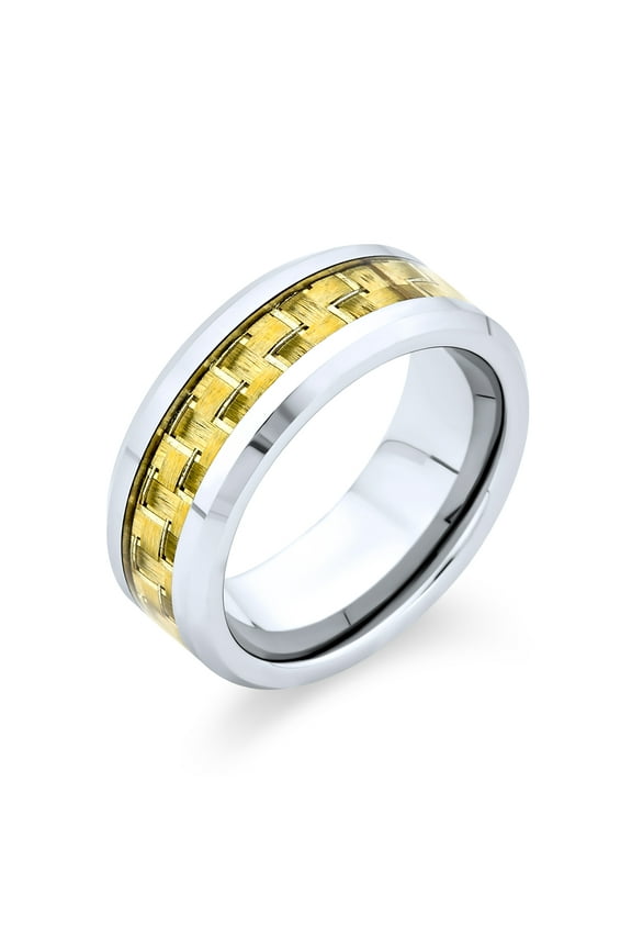 Mens Unisex Titanium Wedding Band Ring with Simulated Blue Opal Inlay for Couples