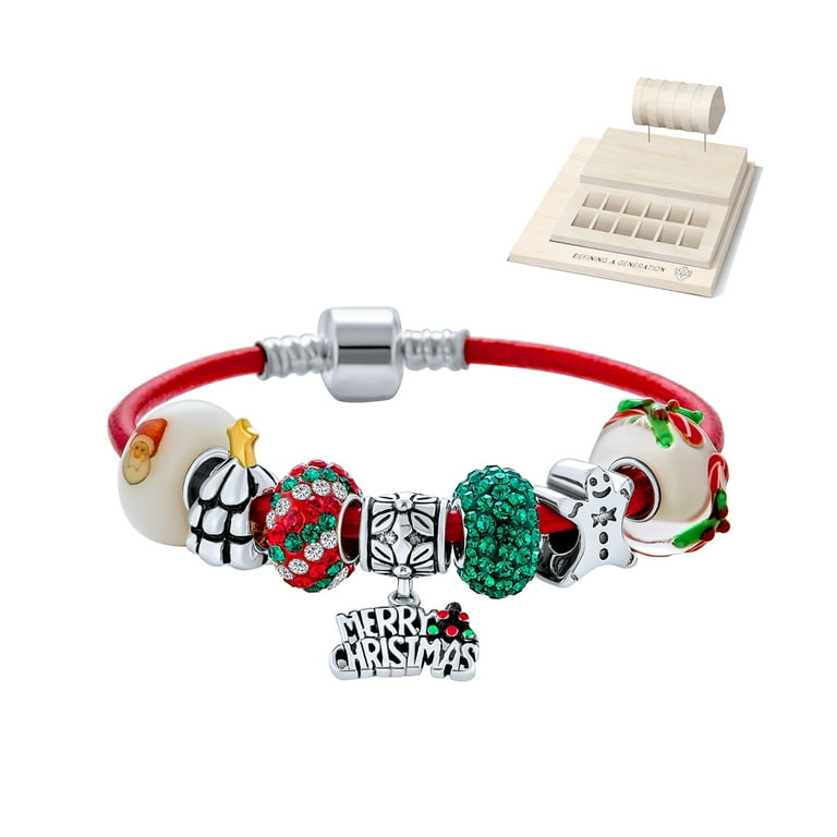 Red Christmas Sleigh with Tree and Gifts Earrings Red Christmas Sleigh with Tree and Gifts Earrings