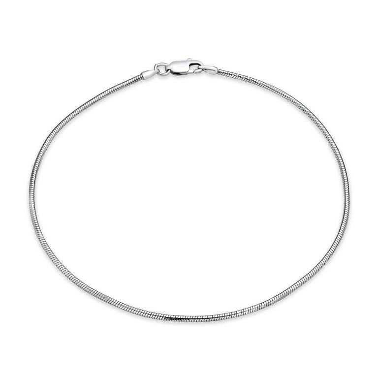 Cross Ankle Bracelet Anklet Chain Sterling Silver Adjustable Length, 9 Cross Ankle Bracelet Anklet Chain Sterling Silver Adjustable Length, 9