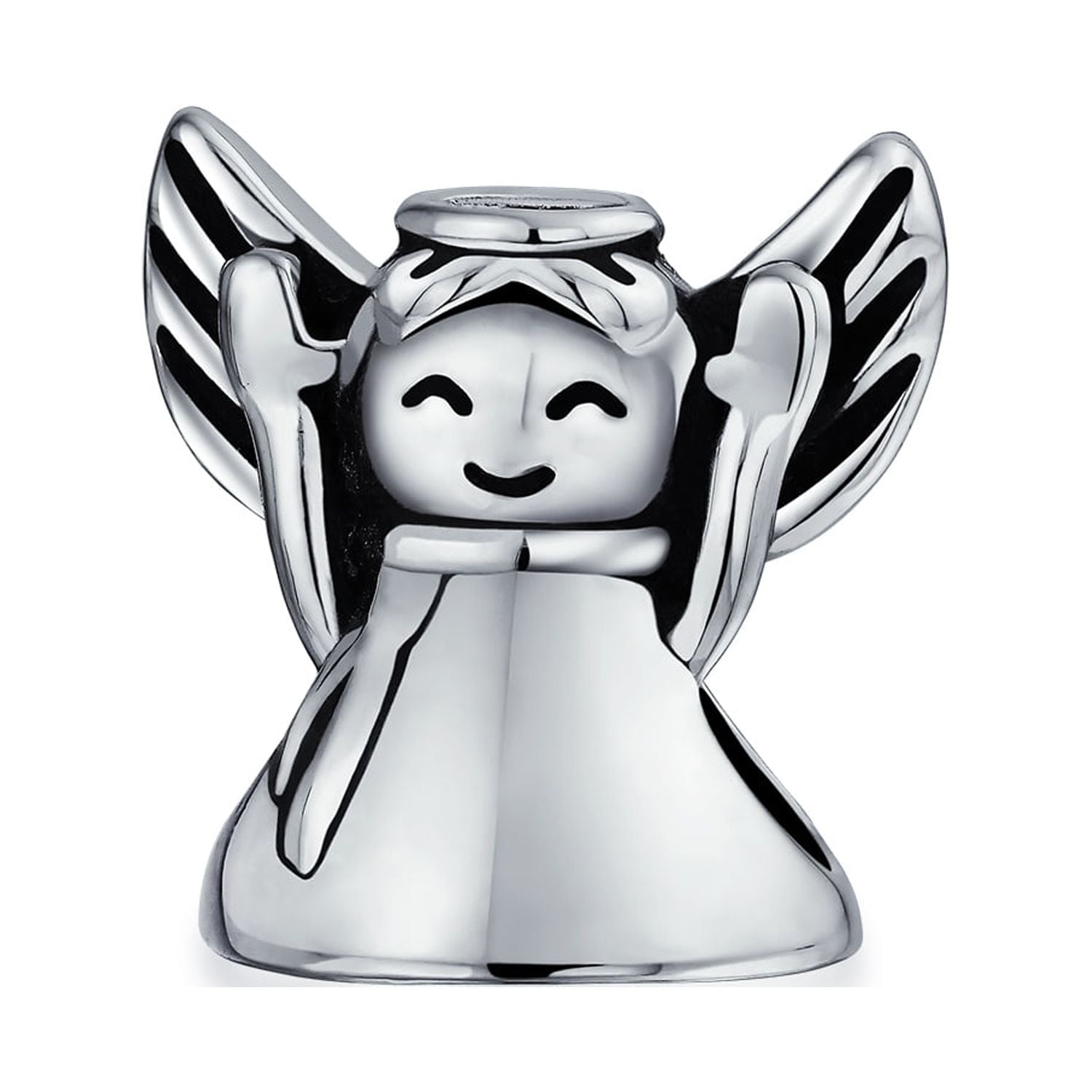 Bling Jewelry Womens Protection Inspirational Guardian Angel Bead Charm .925 Sterling Silver Walmart