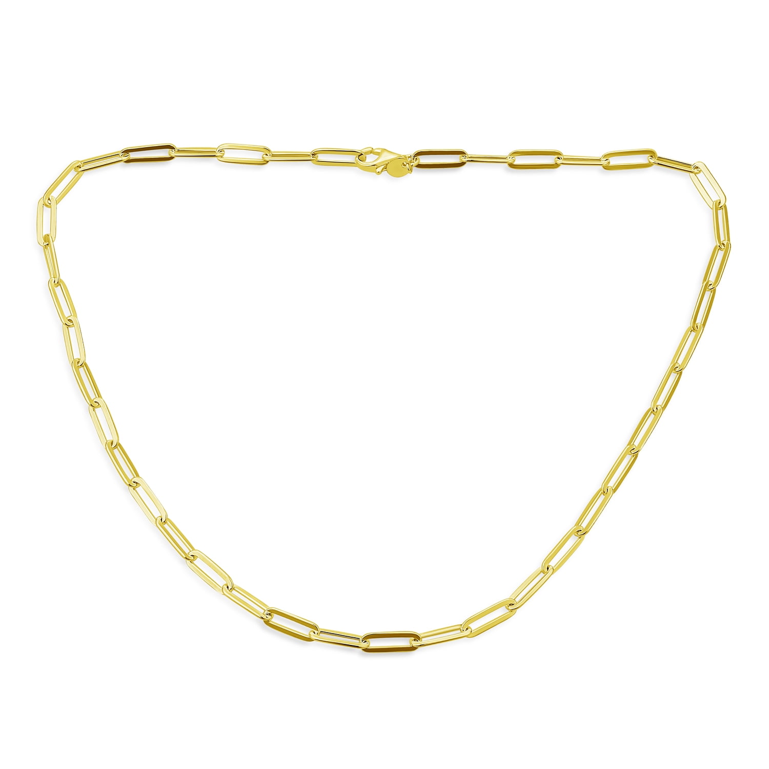 Estate Sterling Silver Yellow Gold Vermeil Chain Necklace 18 Inches 925  Italy | Womens jewelry necklace, Chain necklace, Chains necklace