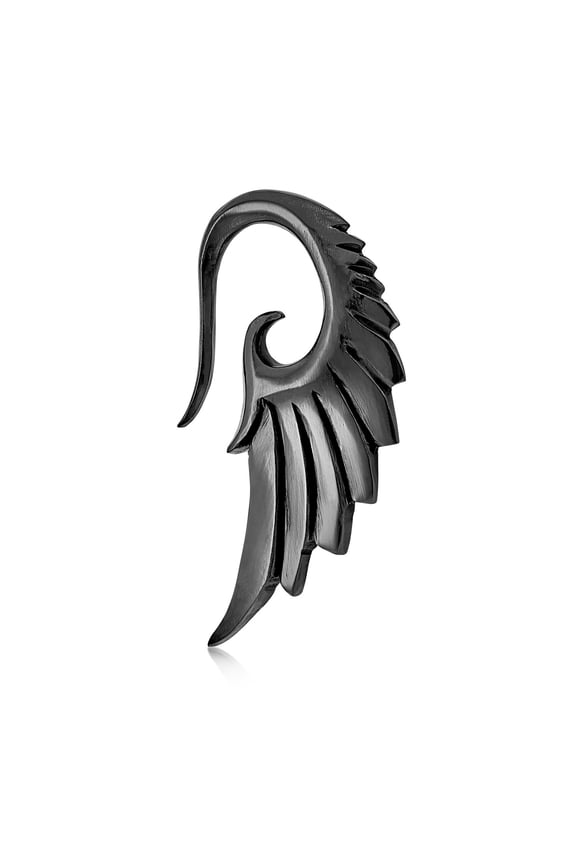 Unisex Goth Ear Cuff Cartilage Angel Wing Feather Earring 1 PC