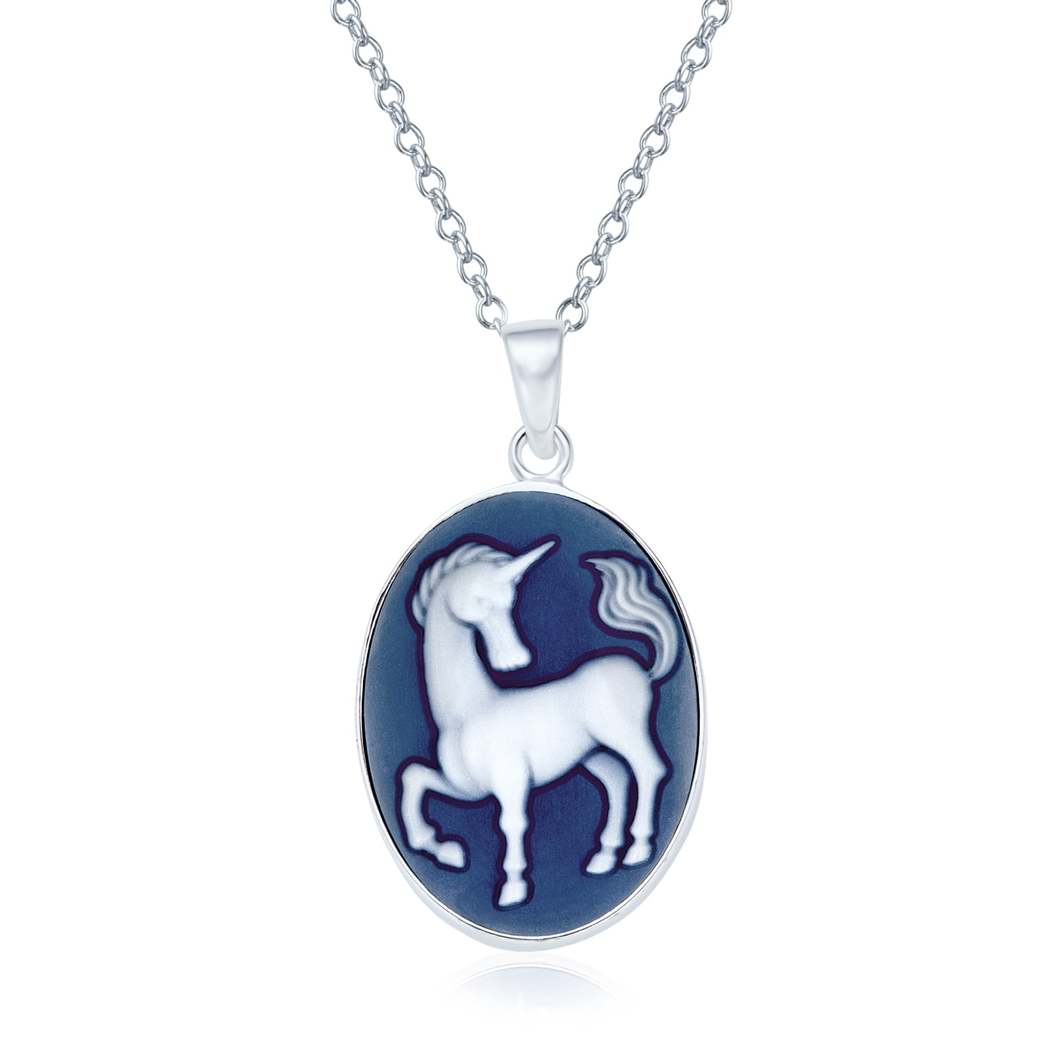Vintage Silver Tone Pegasus Pendant Necklace – Mythical Horse Jewelry For Women