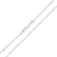 thumbnail image 1 of Bling Jewelry Womens 2MM Strong Solid .925 Sterling Silver Figaro Link Chain Necklace, 1 of 5