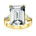 thumbnail image 1 of Bling Jewelry Womens Art Deco Style 10CT Emerald Cut Engagement Ring, 1 of 6