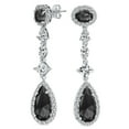 thumbnail image 1 of Bling Jewelry Womens Art Deco Vintage Dangle Chandelier Earrings with CZ Teardrop, 1 of 7