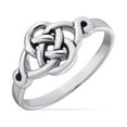 thumbnail image 1 of Bling Jewelry Womens Best Friend Celtic Love Knot Infinity Band Ring .925 Sterling Silver, 1 of 5