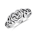 thumbnail image 1 of Bling Jewelry Womens Best Friends Celtic Infinity Love Knot Heart Promise Ring Sterling Silver, 1 of 6