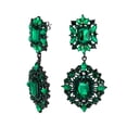 thumbnail image 1 of Bling Jewelry Womens Crystal Art Deco Vintage Gatsby Gemstone Dangle Earrings, 1 of 4