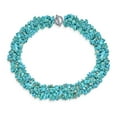 thumbnail image 1 of Bling Jewelry Womens Chunky Gemstone Cluster Multi Strand Bib Collar Necklace, 1 of 6