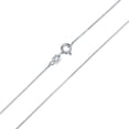 thumbnail image 1 of Bling Jewelry Womens Classic 1MM Thin Box Chain Necklace .925 Sterling Silver 16", 1 of 5