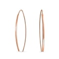 thumbnail image 1 of Bling Jewelry Womens Delicate Minimalist Dangle Earrings Rose Gold Plated  Sterling Silver Threader, 1 of 5