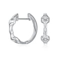 thumbnail image 1 of Bling Jewelry Womens Western Equestrian Horse Bit Hoop Earrings .925 Sterling Silver, 1 of 5