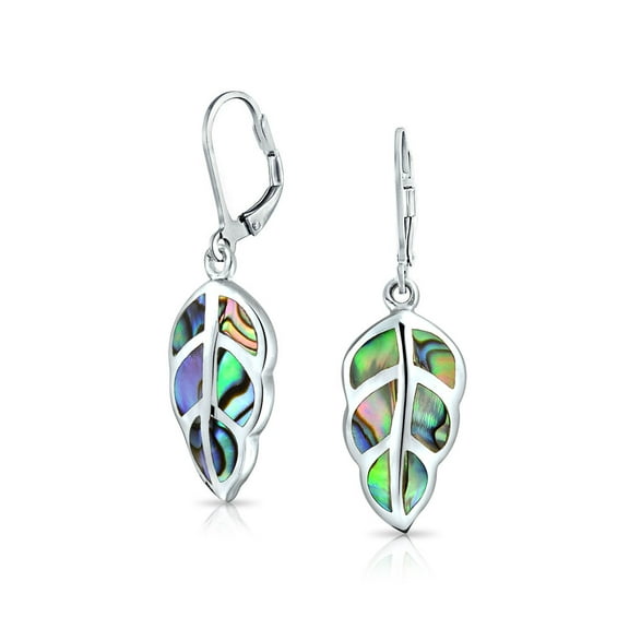 Bling Jewelry Womens  Inspired Dangle Gemstone Earrings with Opal Inlay