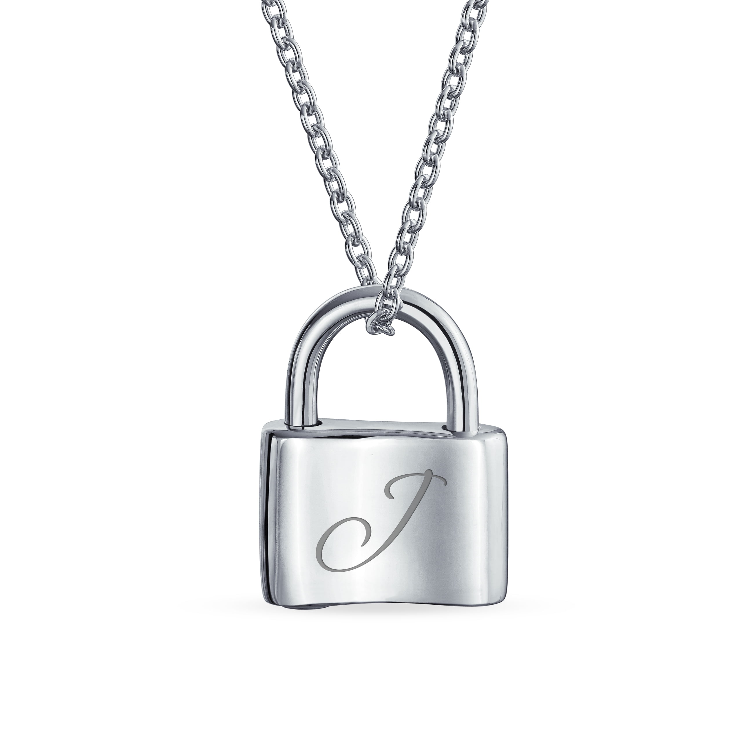 [Julie Vos] Monogram Pendant- J- Silver OS