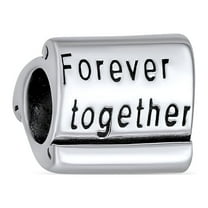 Bling Jewelry Womens Love Family Couples Mantra Charm Bead Sterling Silver for European Bracelet