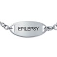 thumbnail image 1 of Bling Jewelry Womens Miami Cuban Link Medical ID Bracelet Stainless 7.5 Inch, 1 of 5