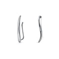 thumbnail image 1 of Bling Jewelry Womens Minimalist  Ear Cuff Cartilage Earrings 14K Gold Plated Sterling Silver, 1 of 4