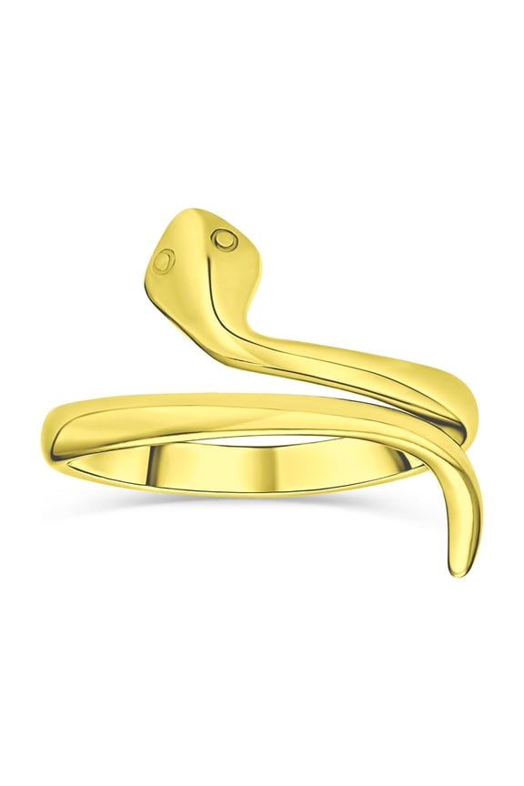 Womens Minimalist Silver Ring: Delicate Midi Knuckle Band Stackable Snake Design