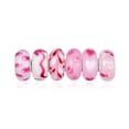thumbnail image 1 of Bling Jewelry Womens Mixed Set Sterling Silver Core Murano Glass Charm Bead for European Bracelet, 1 of 4