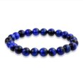 thumbnail image 1 of Bling Jewelry Womens Natural Multi-Color Gemstone 8MM Bead Stackable Stretch Bracelet for Men Unisex, 1 of 6