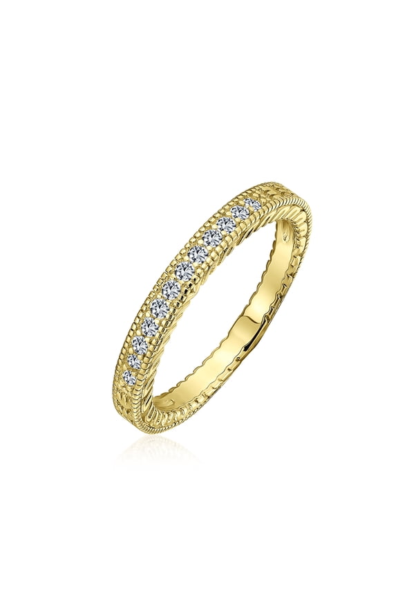 Womens Pave CZ Cocktail Statement Ring Sterling Silver