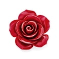 thumbnail image 1 of Bling Jewelry Womens Romantic Large Floral Blooming 3D Red Rose  Brooch Pin Resin, 1 of 5