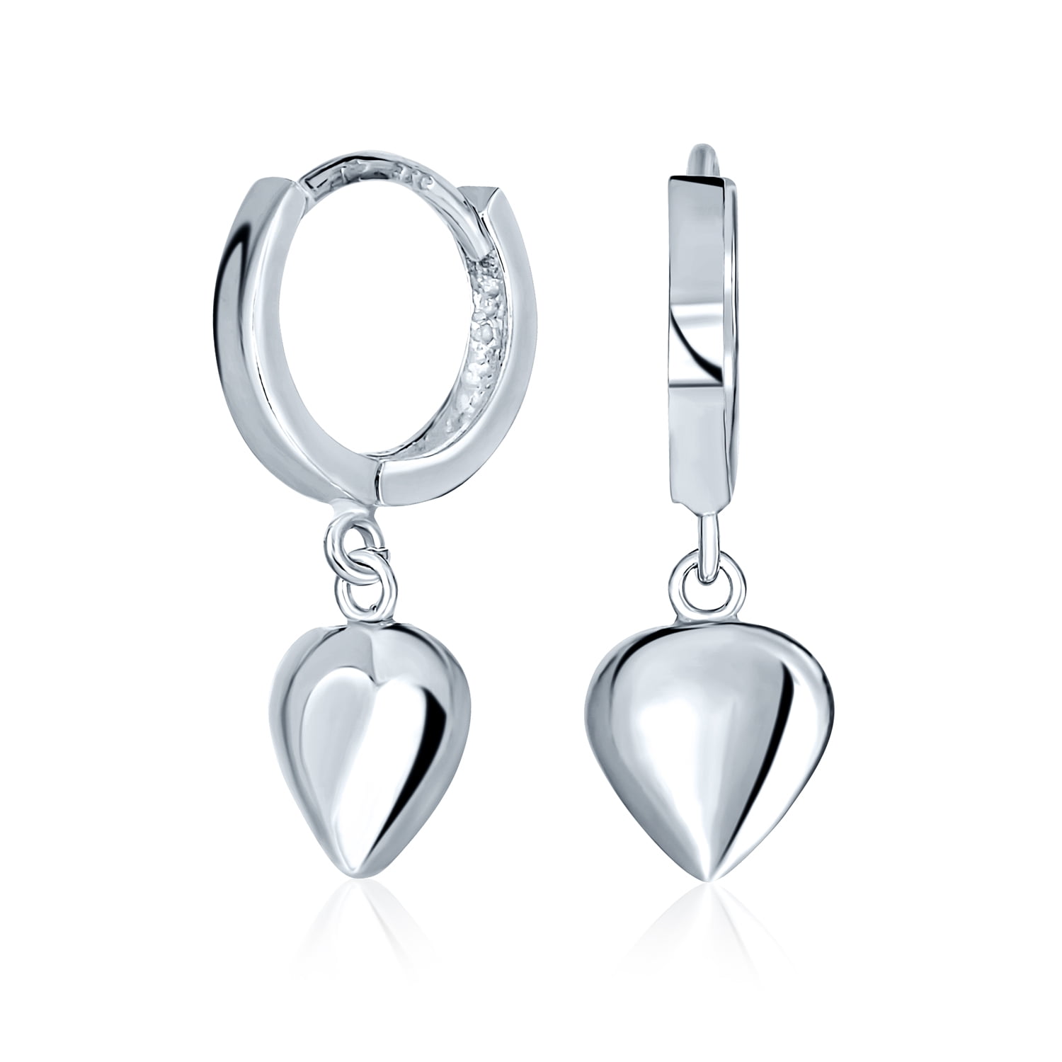 ピアス Mini Melting Heart Earring (Silver) Y2K Melting Heart Earrings - Litlookz Studio