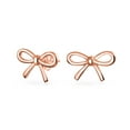 thumbnail image 1 of Bling Jewelry Womens Dainty Ribbon Bow Stud Earrings Gold Plated .925 Sterling Silver, 1 of 6