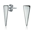 thumbnail image 1 of Bling Jewelry Womens  Spike Triangle Arrow Tiny Stud Earrings Gold Plated Sterling Silver, 1 of 4