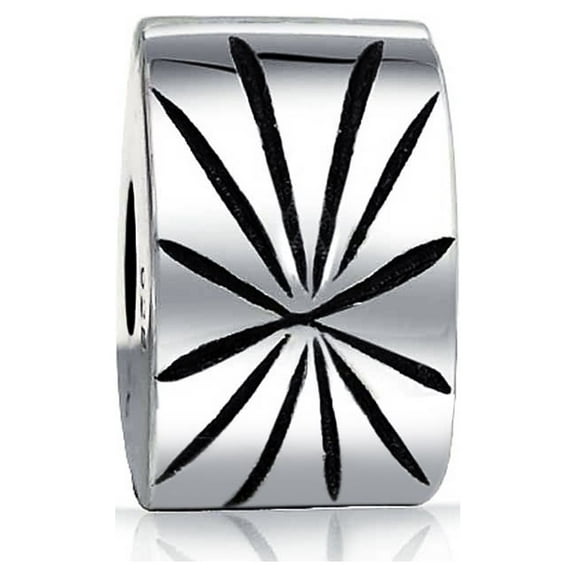 Bling Jewelry Womens Sterling Silver  Clasp Spacer Charm for European Bracelets