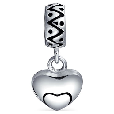 Sterling Silver Soccer Player Charm Bead | .925 Silver Cheerleader Dangle For European Bracelets | Personalized Sports Jewelry