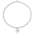 thumbnail image 1 of Bling Jewelry Womens Tiny ABC Heart Initial Alphabet Anklet Ankle Bracelet Sterling Silver 9-10 Inch, 1 of 3