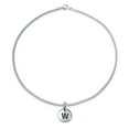 thumbnail image 1 of Bling Jewelry Womens Tiny Minimalist ABC Block Letter Anklet Ankle Bracelet Sterling Silver, 1 of 4