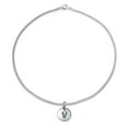 thumbnail image 1 of Bling Jewelry Womens Tiny Minimalist ABC Block Letter Anklet Ankle Bracelet Sterling Silver, 1 of 4