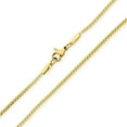 thumbnail image 1 of Bling Jewelry Womens 1.5MM Gold Plated Serpentine Chain Necklace Strong Simple, 1 of 4