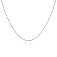 thumbnail image 1 of Bling Jewelry Womens Thin 1.2MM Strong Solid Sterling Silver Figaro Link Chain Necklace 14-24 Inch, 1 of 5