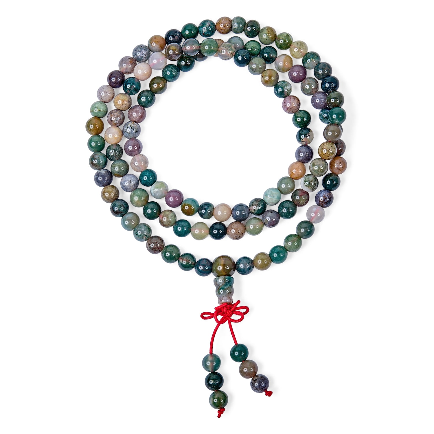 7 Chakra Crystal Necklace For Women - Natural Gemstone Beads, 14K Gold Plated Chain, Healing Stone Yoga Jewelry Gift