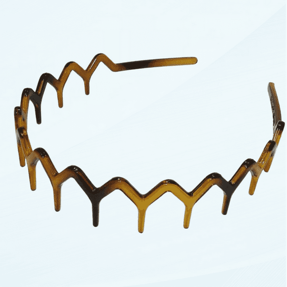 Bling Online Zig Zag Tortoise Shell Effect Sharks Tooth Hair Band Headband.