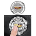 thumbnail image 1 of Bling Push Start Button Car Accessories for Women Men | Car Emblem Rhinestones Crystals | Pick Your Automobile | Vehicle Handmade Jewelry, 1 of 10