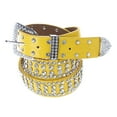 thumbnail image 1 of Bling Rhinestone Belt Western Cowgirl Belt Studded Rhinestone Waistband Belt, 1 of 16