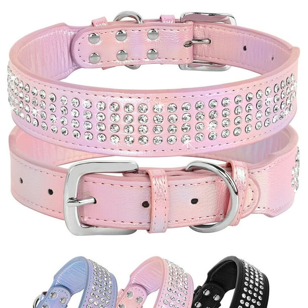 Rhinestone puppy fashion collar