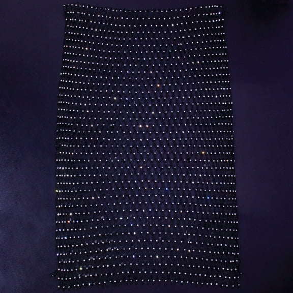 Bling Rhinestone Head Scarf Headband Jewelry Crystal Hollow Mesh Hair Accessories