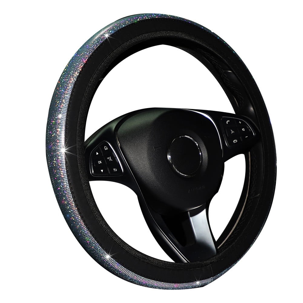 Bling Rhinestones Car Steering Wheel Cover with Crystal Diamond