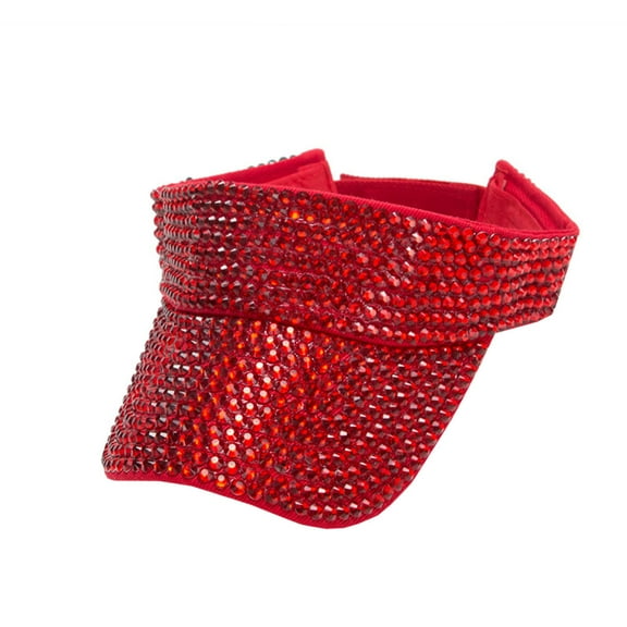 Bling Rhinestones Sport Hats Adjustable Summer Cap Visor Caps Unisex