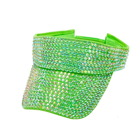 Bling Rhinestones Sport Hats Adjustable Summer Cap Visor Caps Unisex