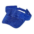 thumbnail image 1 of Bling Rhinestones Sun Visor Hat Adjustable Summer Cap for Unisex, 1 of 8