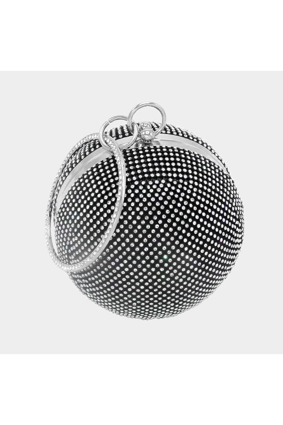 Bling Round Ball Evening Tote / Crossbody Bag
