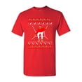 thumbnail image 1 of Bling Santa Sweater Music Song Ugly Hot Christmas Funny Humor DT Adult T-Shirt Tee, 1 of 2
