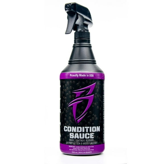 Bling Sauce Condition Sauce Premium Interior Moisturizer with UV Protection, for Boats, Cars, RVs, Powersport Vehicles, 32 oz.